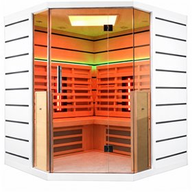 Infrapunasauna Select kulma - Energiatehokas sauna- A+++