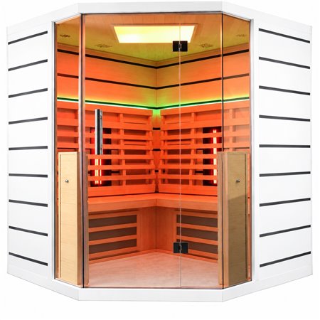 Infrapunasauna Select kulma - Energiatehokas sauna- A+++