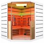 Infrapunasauna Select kulma - Energiatehokas sauna- A+++