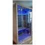 Infrapunasauna Kiiltävä valkoinen lasitettu väri  Energiatehokas sauna A+++