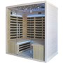 Valkoinen infrapunasauna Glossy - Energiatehokas sauna  A+++
